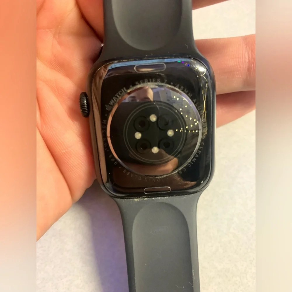 Apple Watch Series 7 45mm Midnight Aluminum Sport Band + GPS Original Apple Box